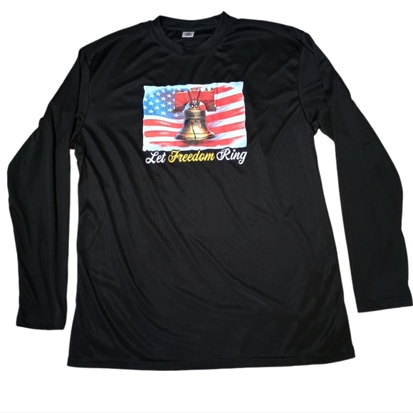 ARMORED SPORTSWEAR Other - Armored Sportswear Let Freedom Ring Black Long Sleeve Shirt